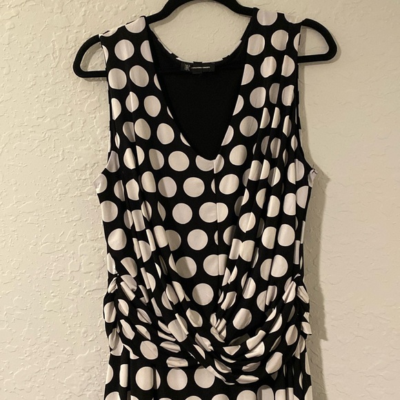 INC International Concepts Dresses & Skirts - INC international concepts 2X black & white polka dot dress